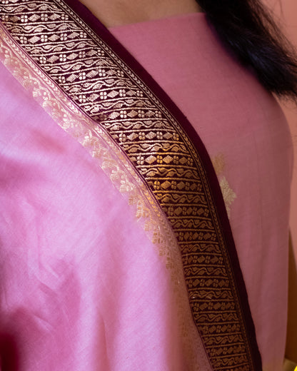 Premium Kadhwa Banarasi Suit (Aalimah)