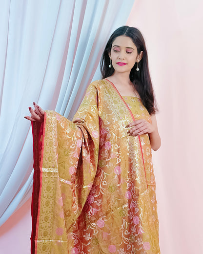 Katan Silk Banarasi Suit (Abeerah)