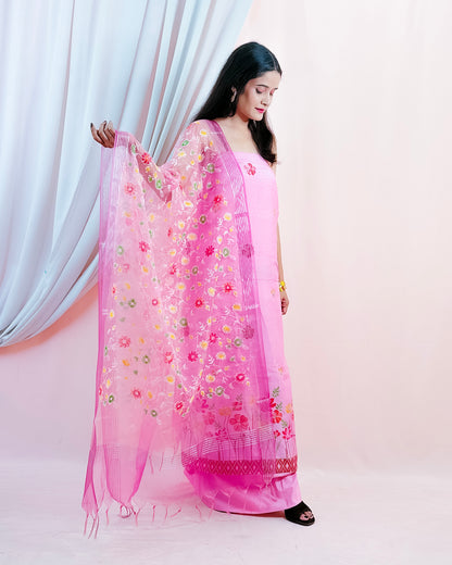 Muslin Silk Banarasi Suit {Afifah}