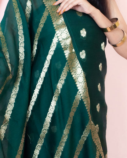 Chiniya Silk Banarasi Suit (Aanisah)