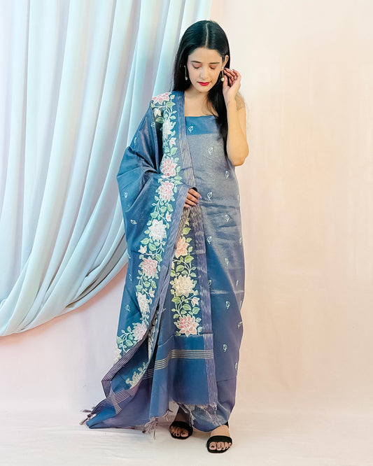 Tissue Silk Banarasi Suit (Aasimah)