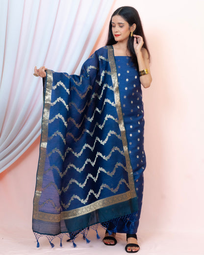Chiniya Silk Banarasi Suit (Aanisah)