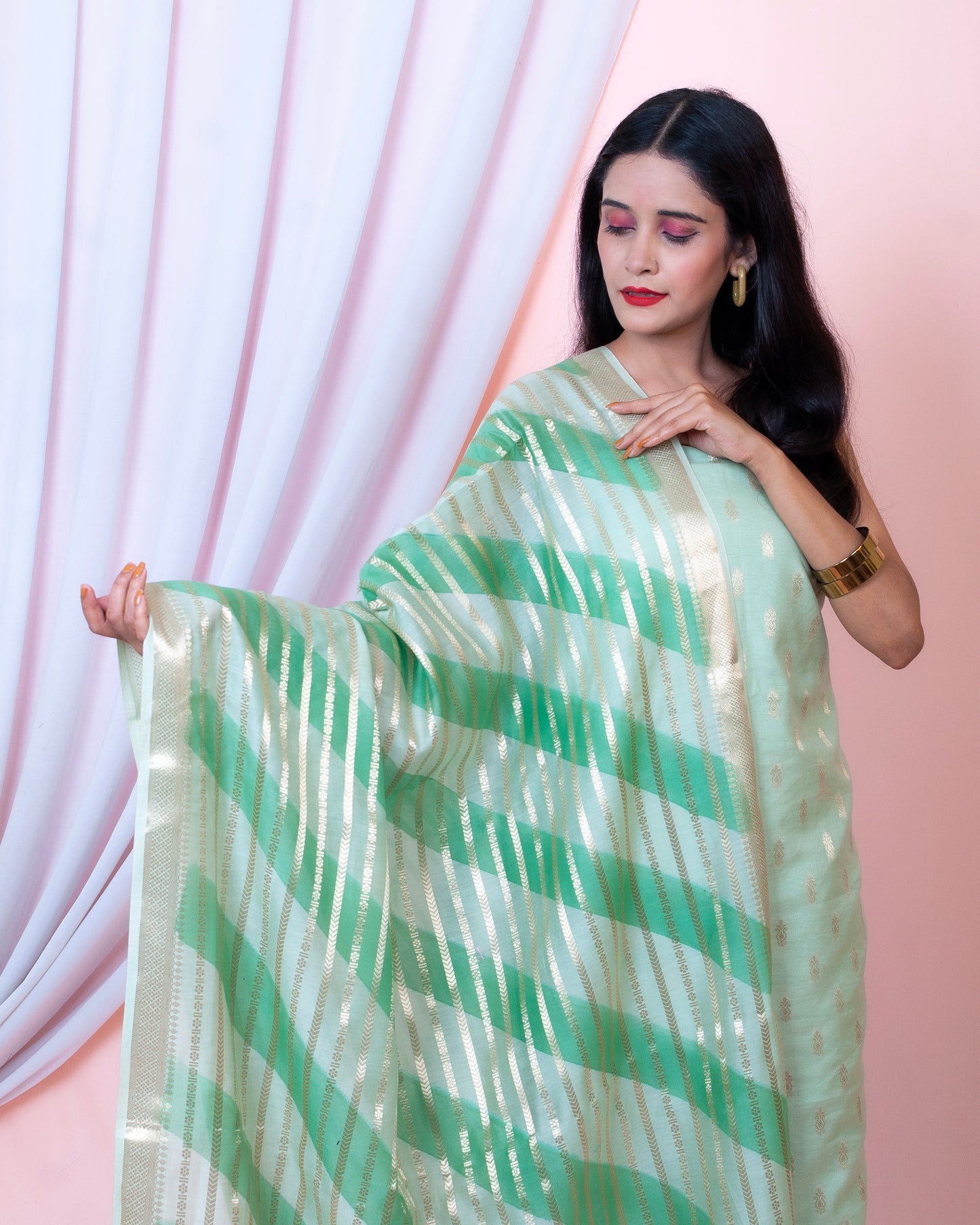 Chiniya Silk Banarasi Suit (Aabidah)