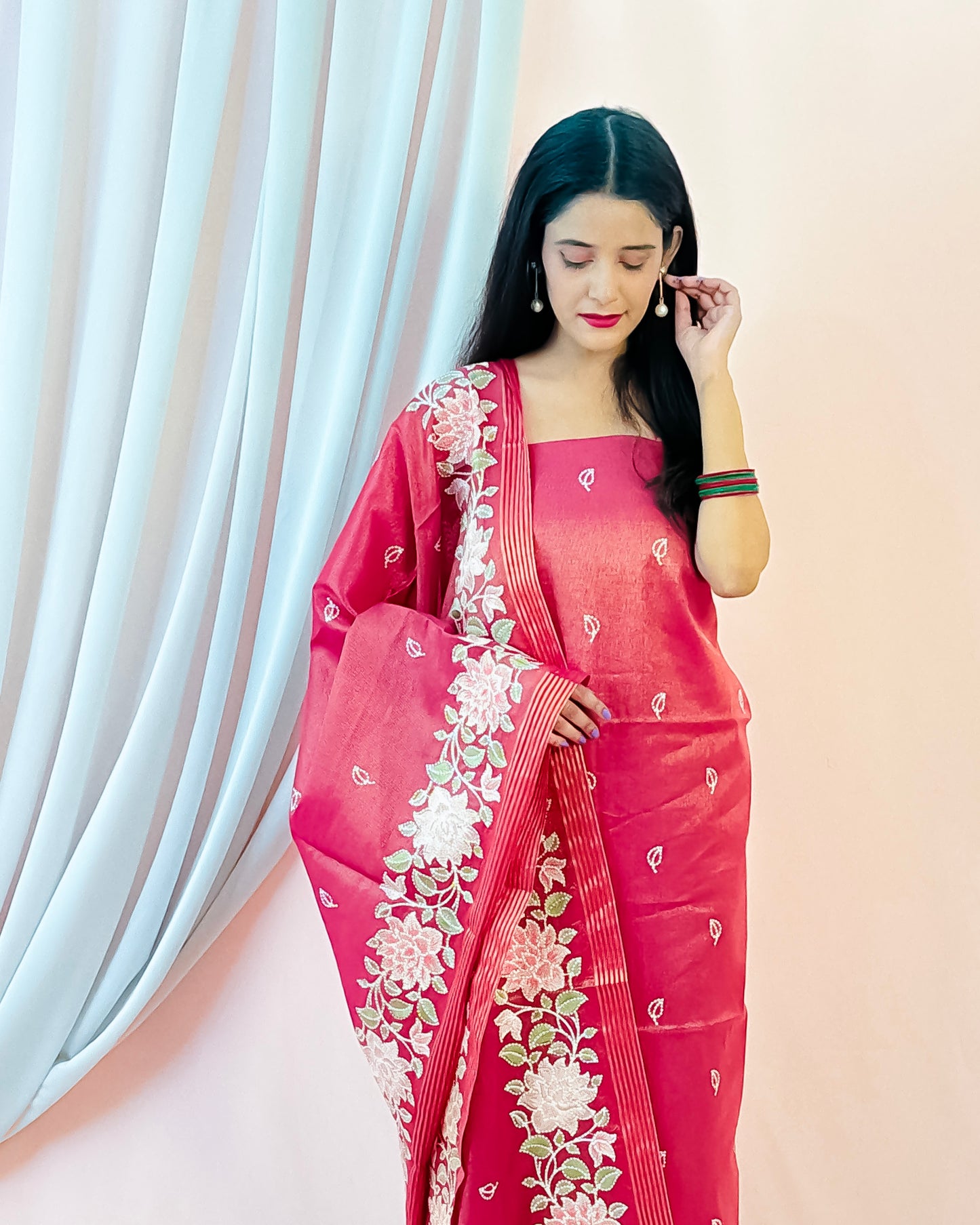 Tissue Silk Banarasi Suit (Aasimah)