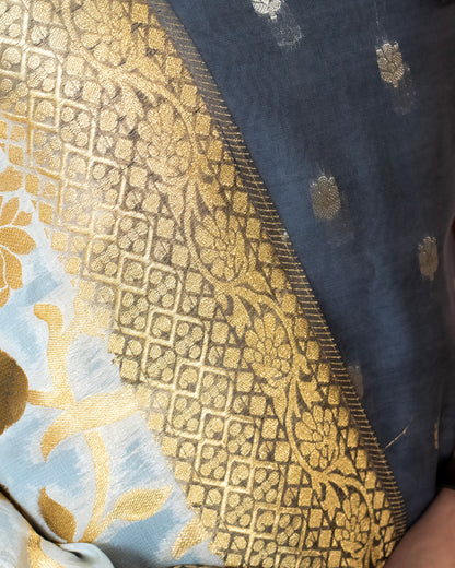 Chanderi Silk Banarasi Suit (Aaliyah)