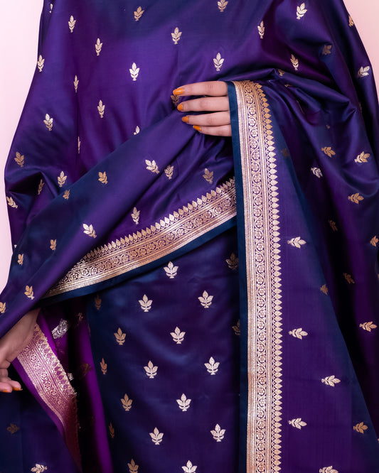 Mashru Silk Banarasi Suit (Aamilah)