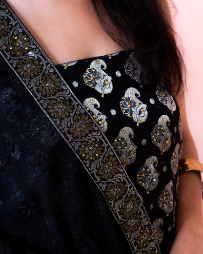 Cotton Silk Banarasi Suit (Aamirah)