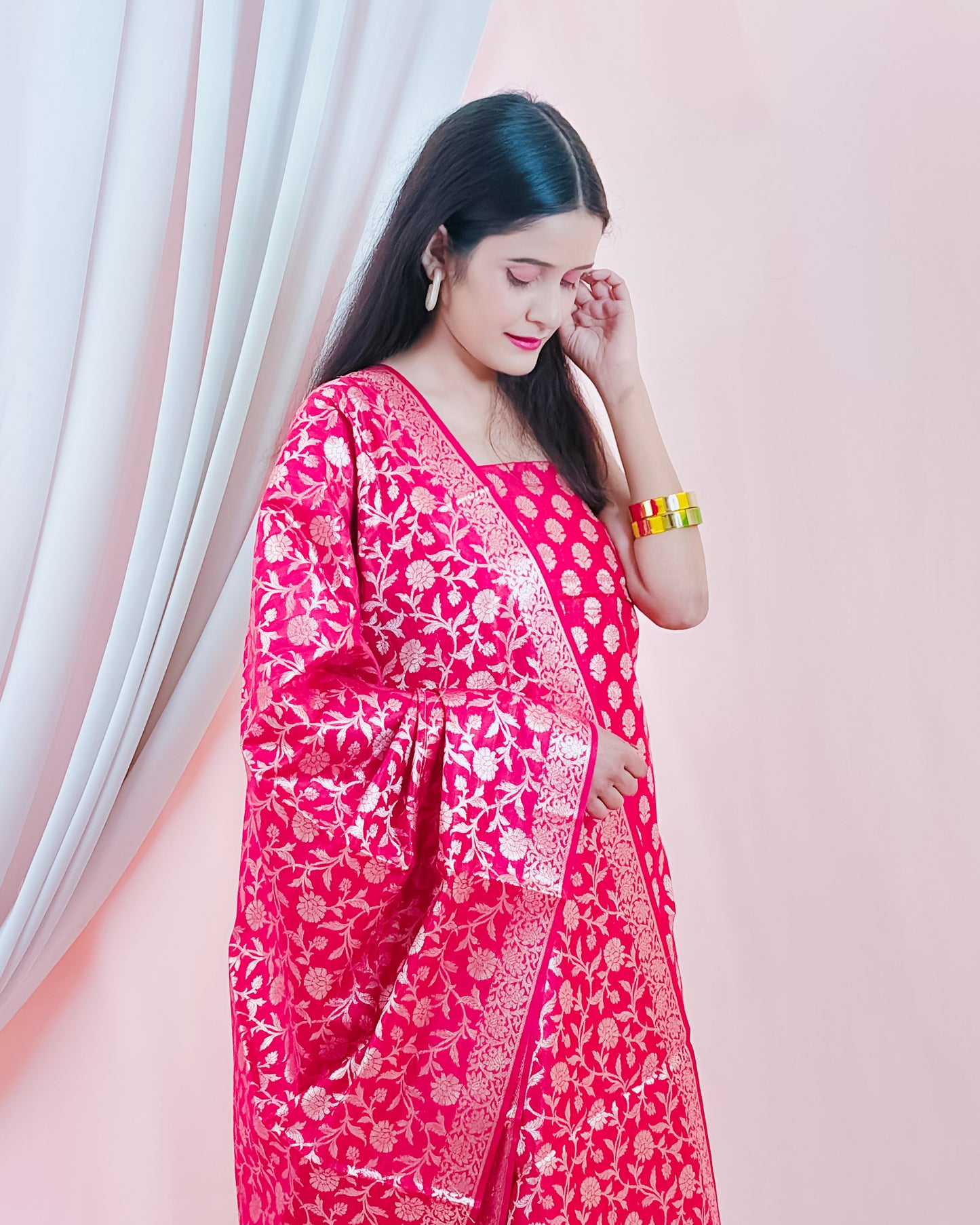 Cotton Silk Banarasi Suit {Afaf)