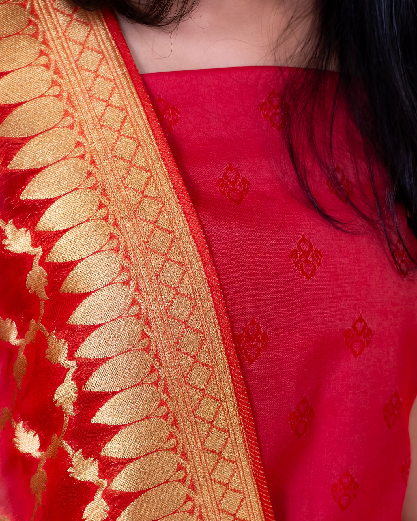 Cotton Silk Tanchoi Banarasi Suit (Aabirahh)