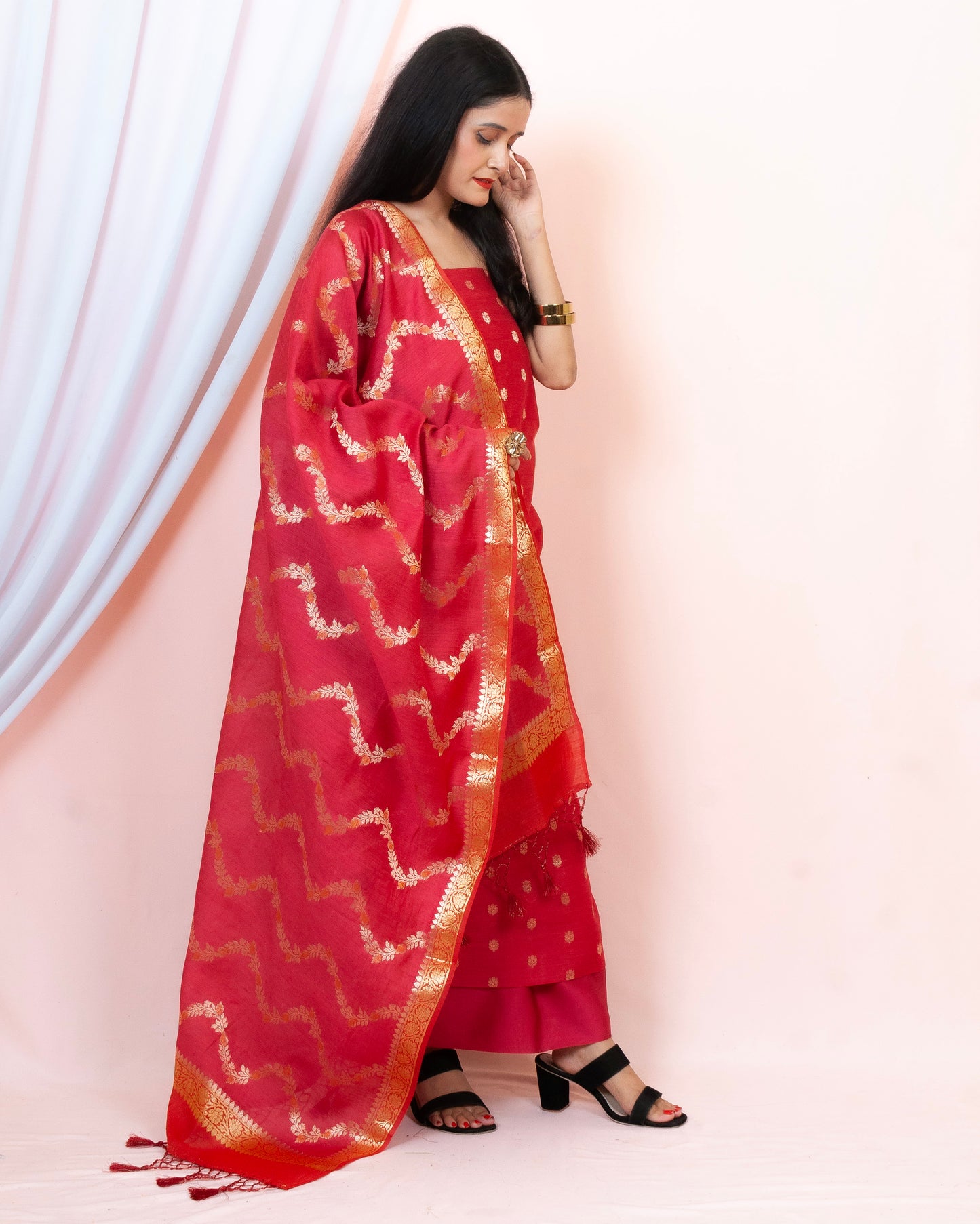 Monga Silk Banarasi Suit (Aarifah)
