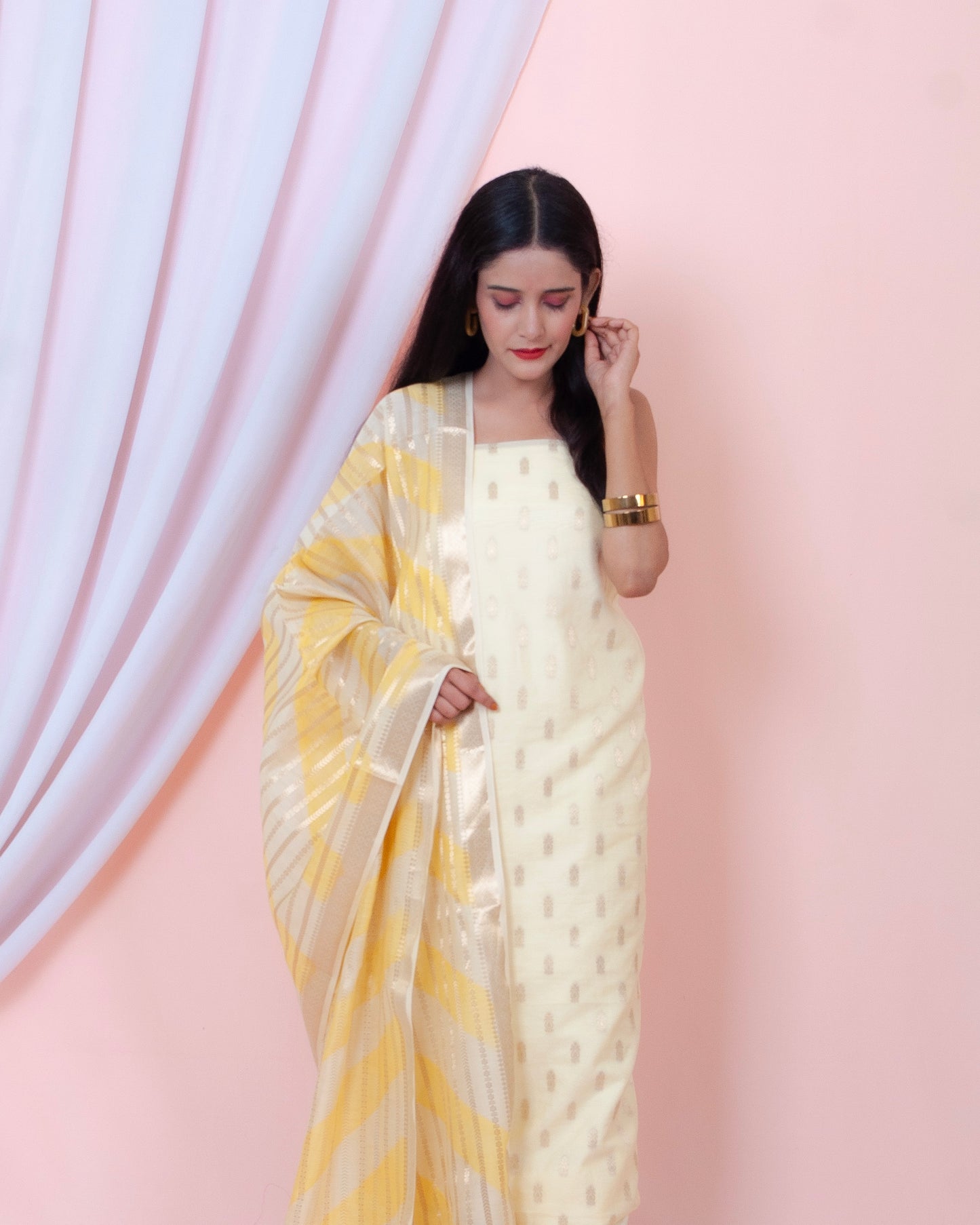 Chiniya Silk Banarasi Suit (Aabidah)