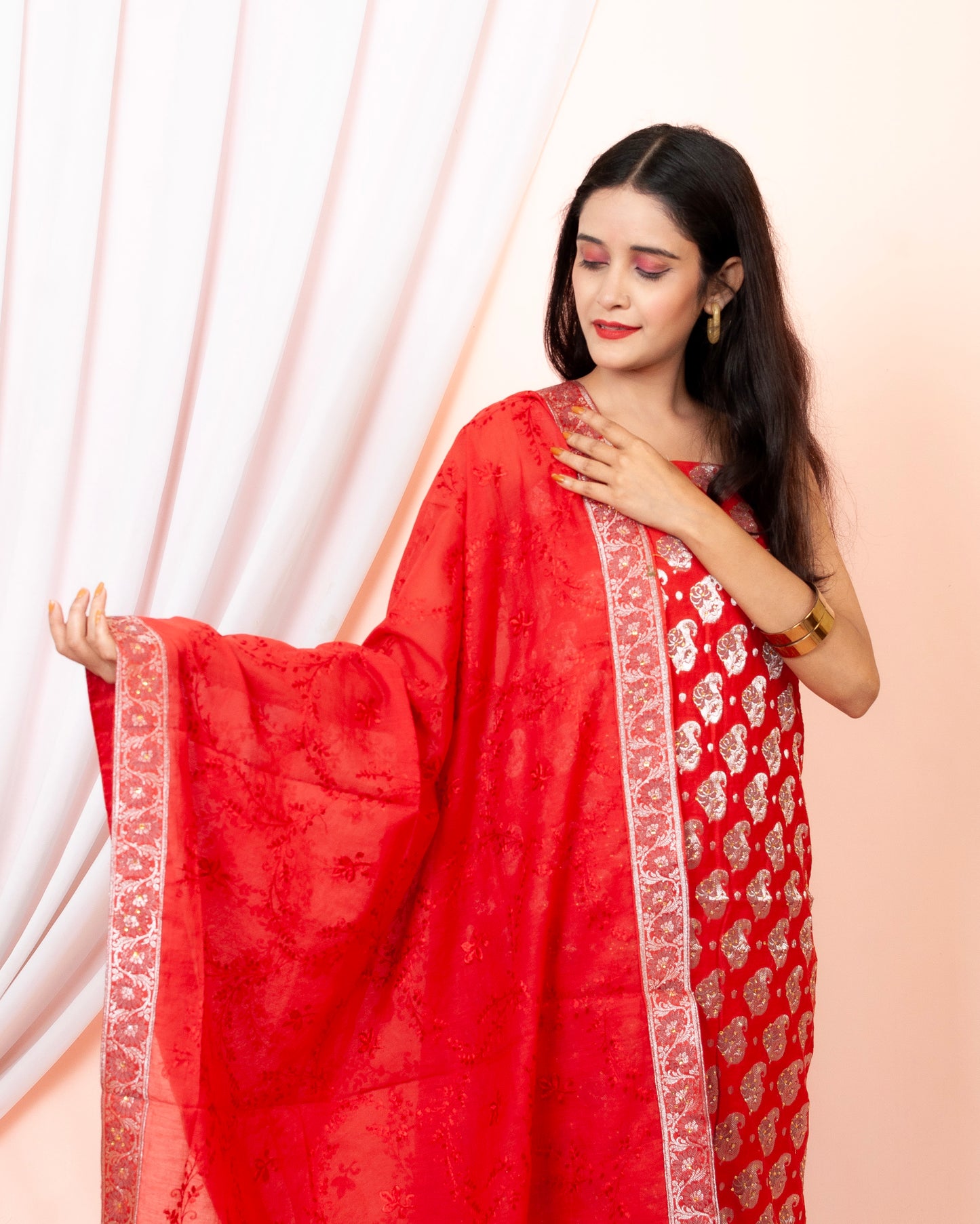 Cotton Silk Banarasi Suit (Aamirah)