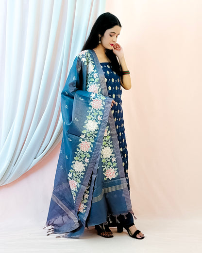 Georgette Silk Banarasi Suit (Aatiqah)