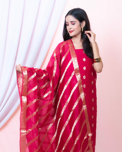 Chiniya Silk Banarasi Suit (Aanisah)