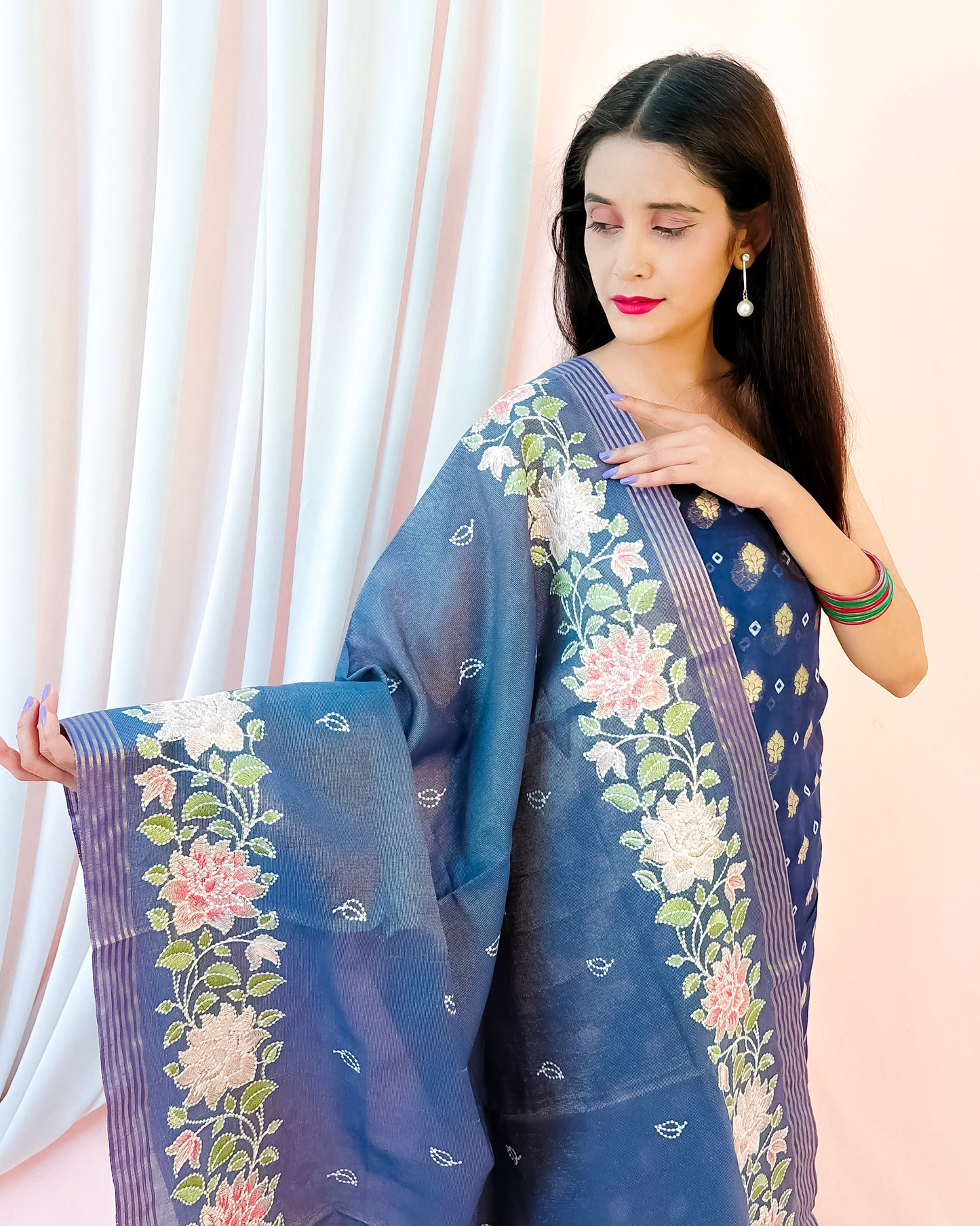 Georgette Silk Banarasi Suit (Aatiqah)