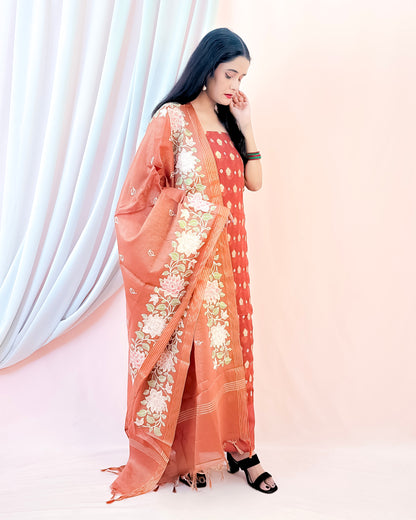 Georgette Silk Banarasi Suit (Aatiqah)