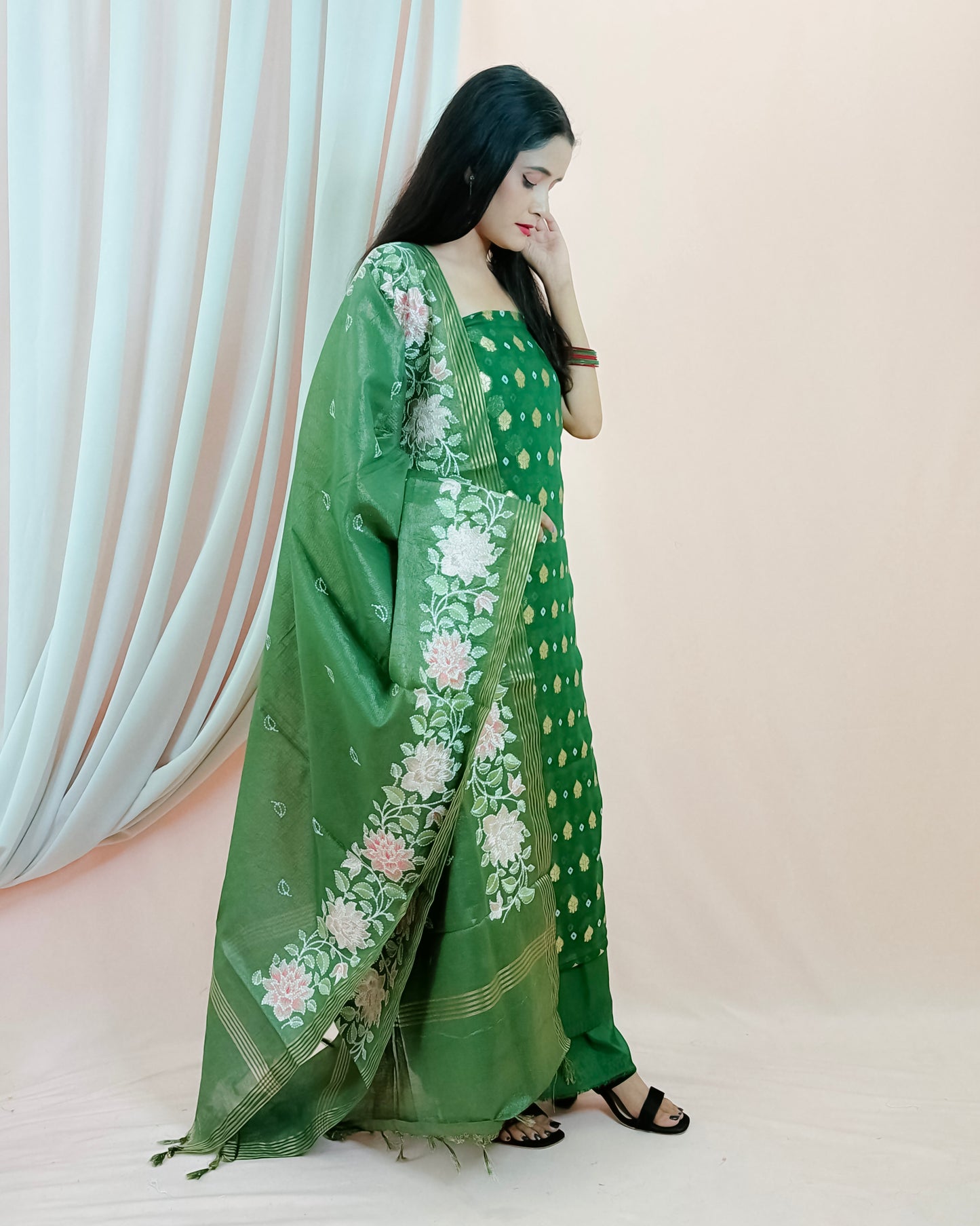 Georgette Silk Banarasi Suit (Aatiqah)