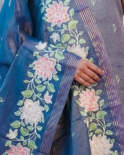 Tissue Silk Banarasi Suit (Aasimah)