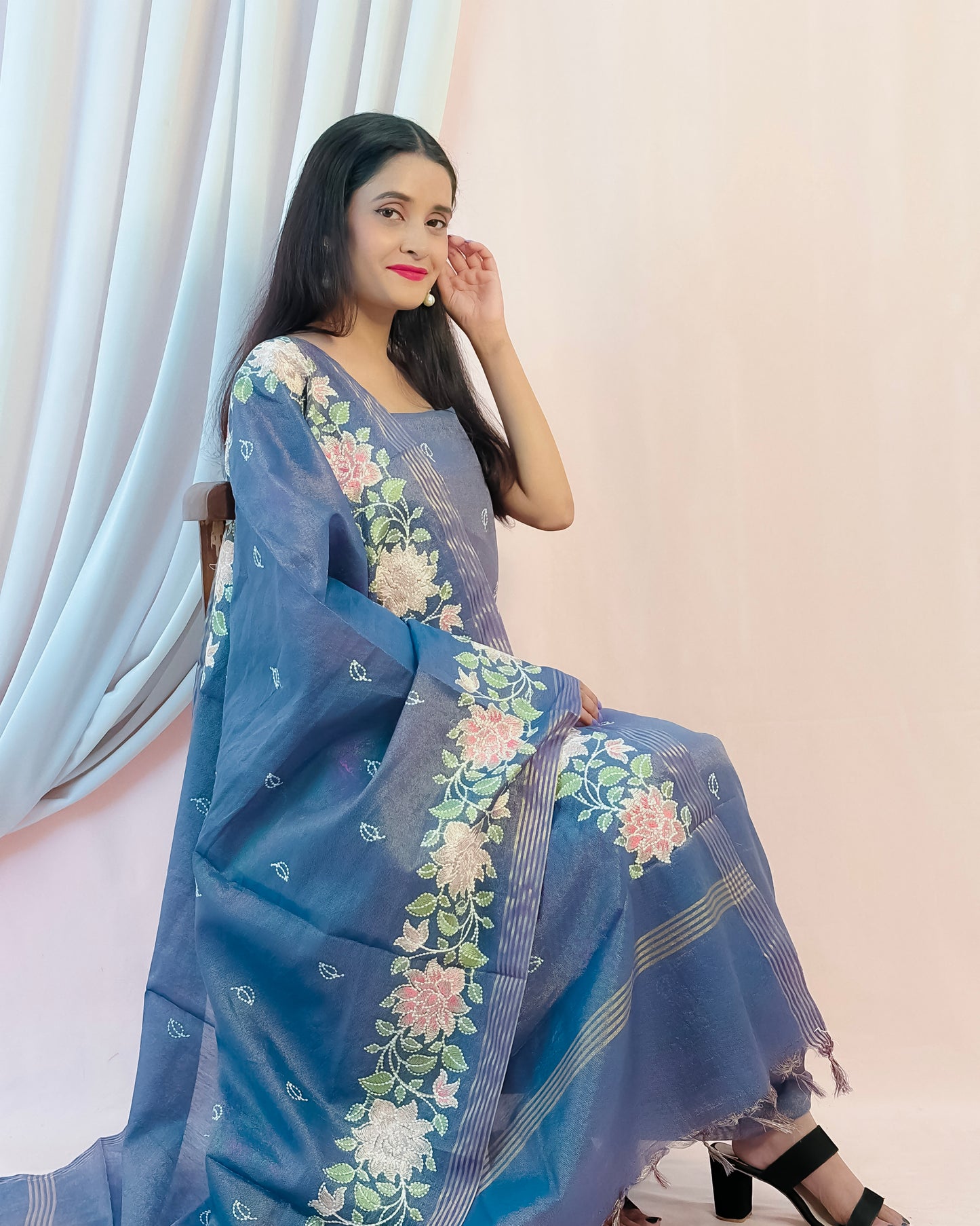 Tissue Silk Banarasi Suit (Aasimah)