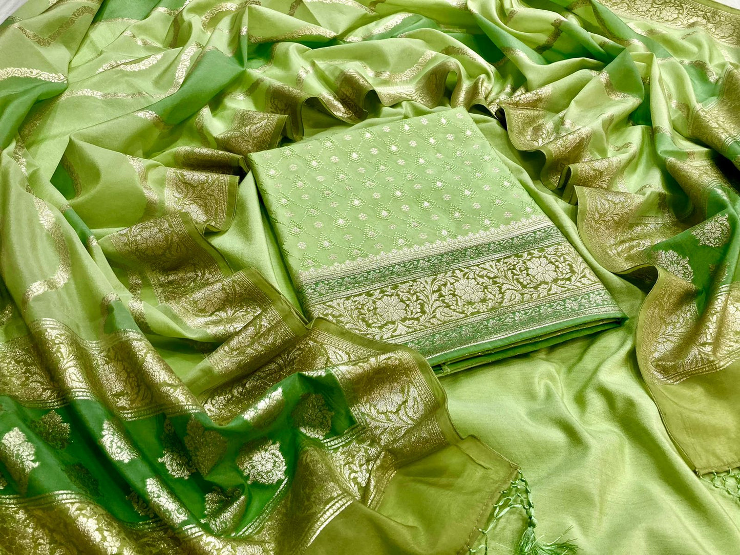 Cotton Tanchoi Banarasi Suit [Amrah]