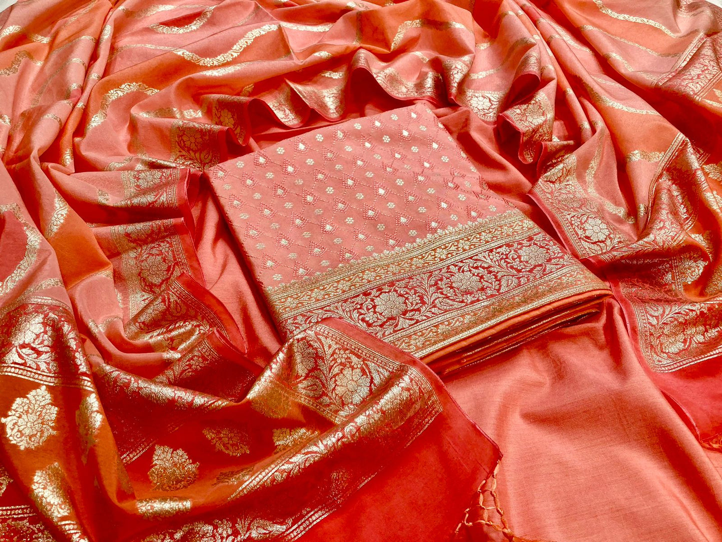 Cotton Tanchoi Banarasi Suit [Amrah]