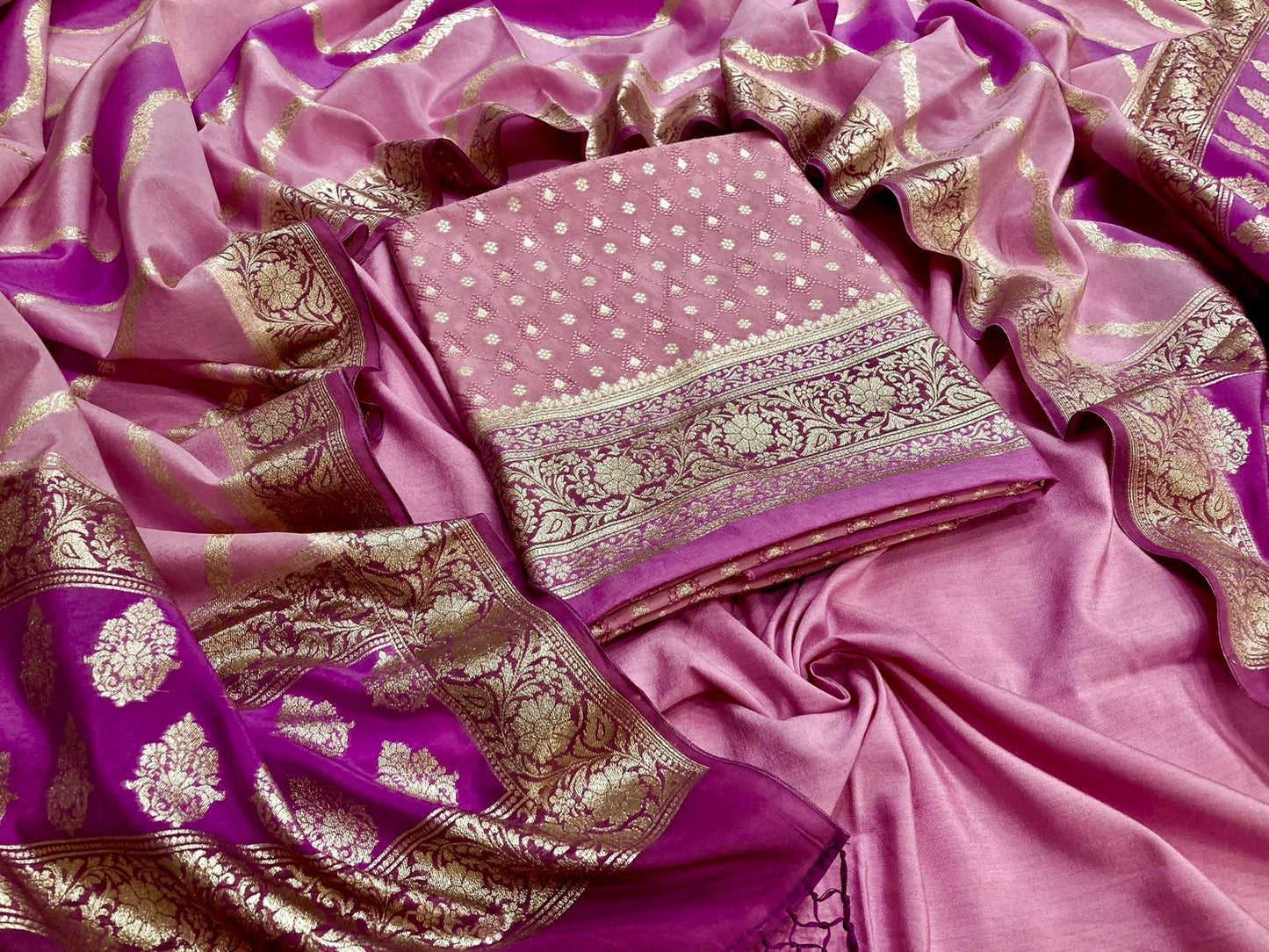 Cotton Tanchoi Banarasi Suit [Amrah]