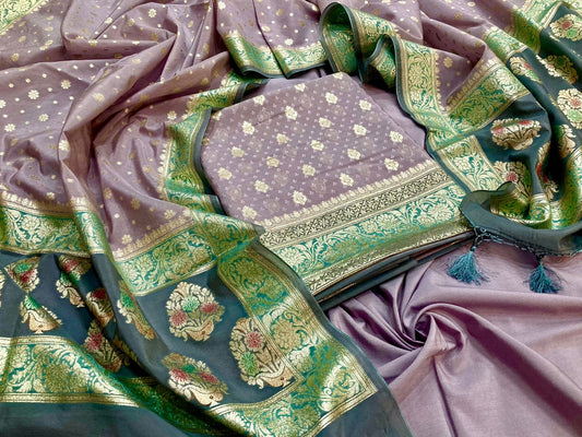 Cotton Tanchoi Banarasi Suit [Anan]