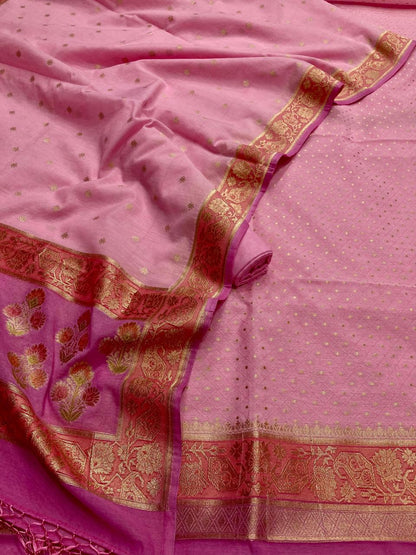 Cotton Tanchoi Banarasi Suit [Anaum]