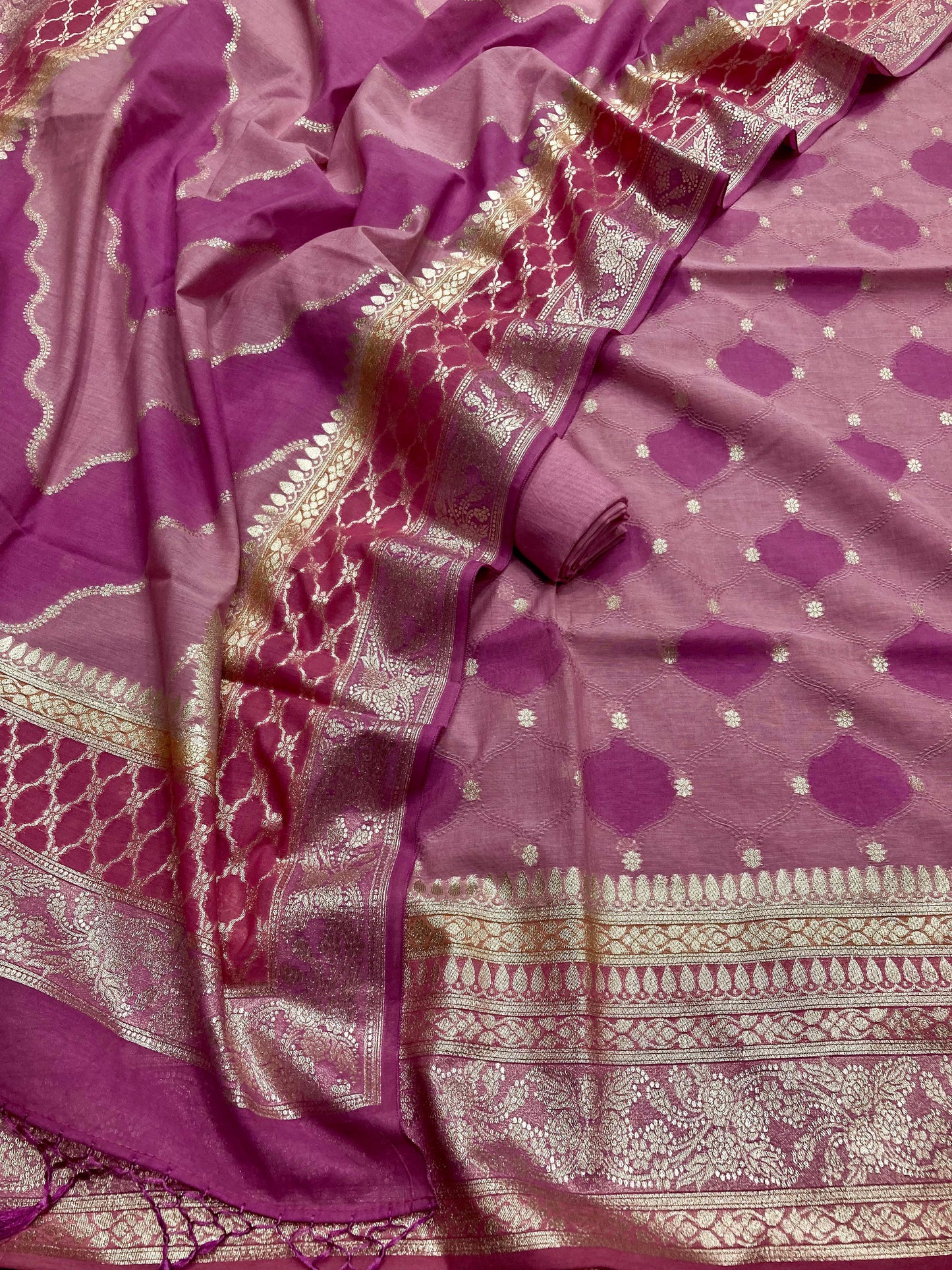 Chanderi Silk Banarasi Suit [Andalib]