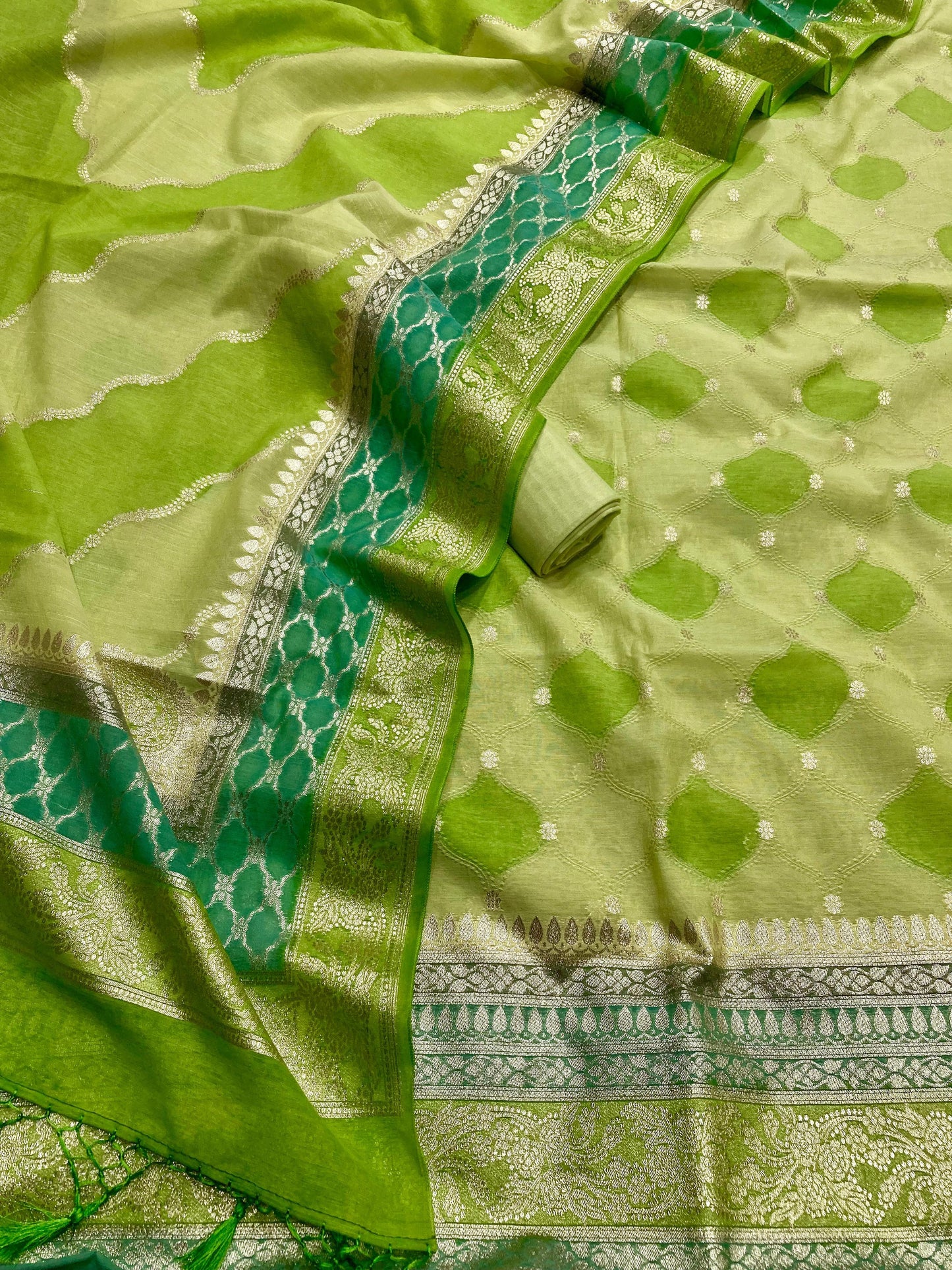 Chanderi Silk Banarasi Suit [Andalib]