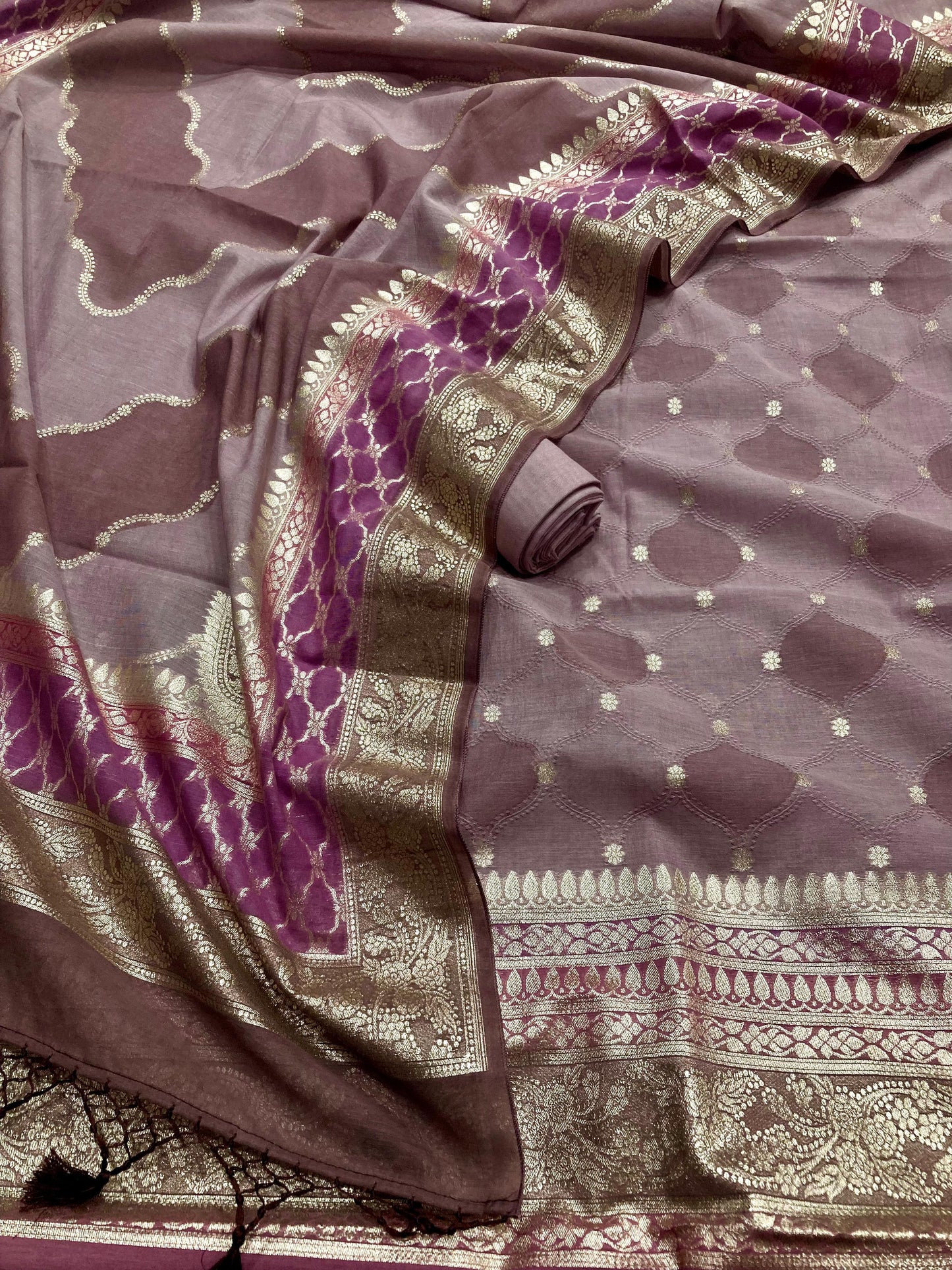 Chanderi Silk Banarasi Suit [Andalib]