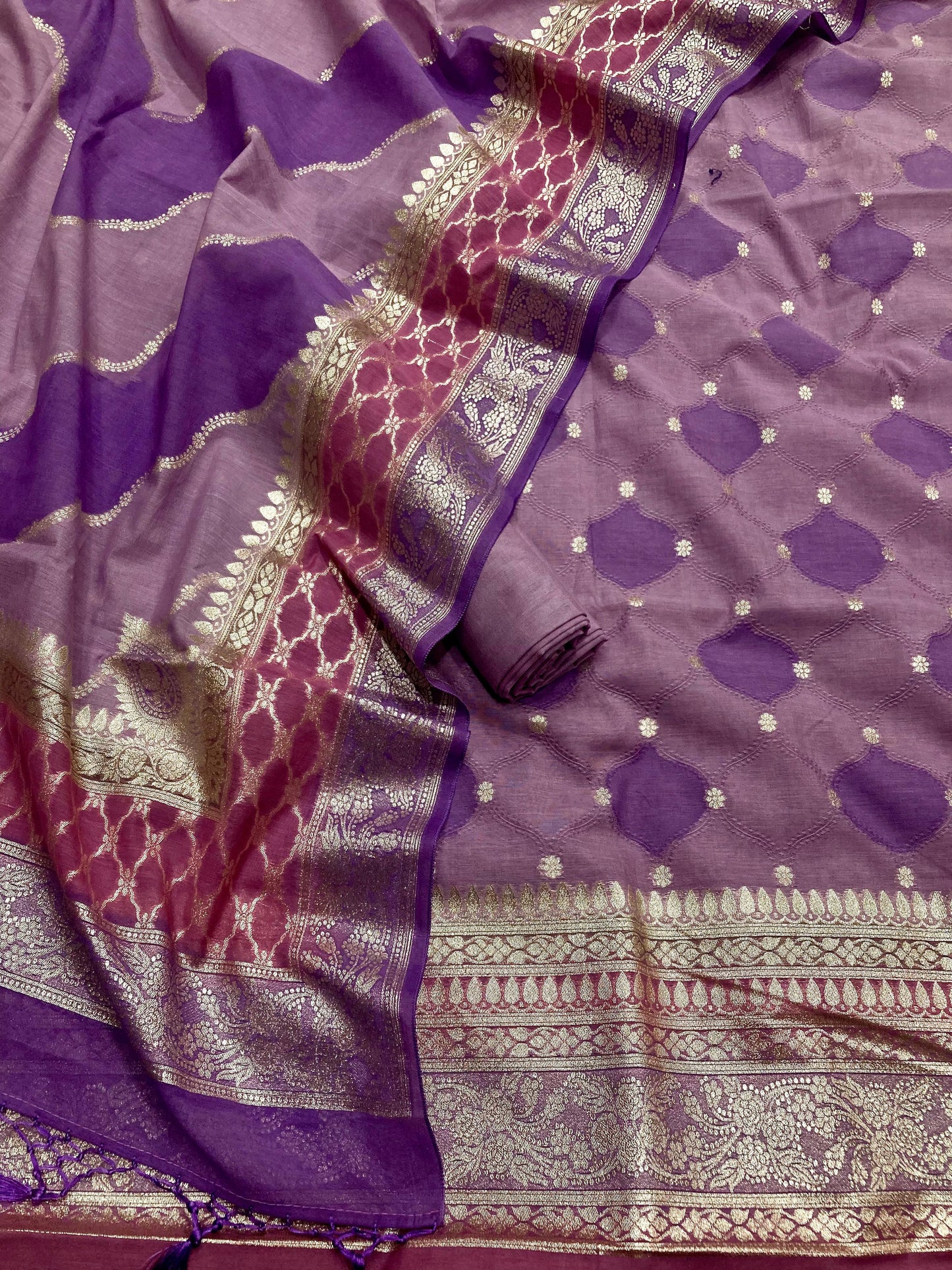 Chanderi Silk Banarasi Suit [Andalib]