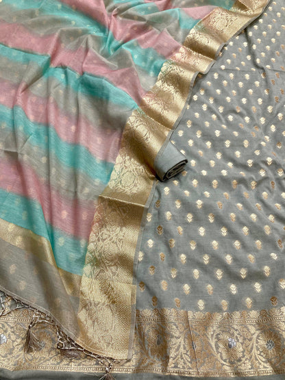 Cotton Silk Banarasi Suit (Awatif)