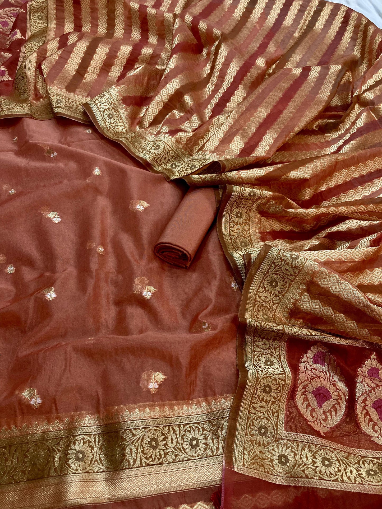 Kora Organza Silk Banarasi Suit [Angbin]