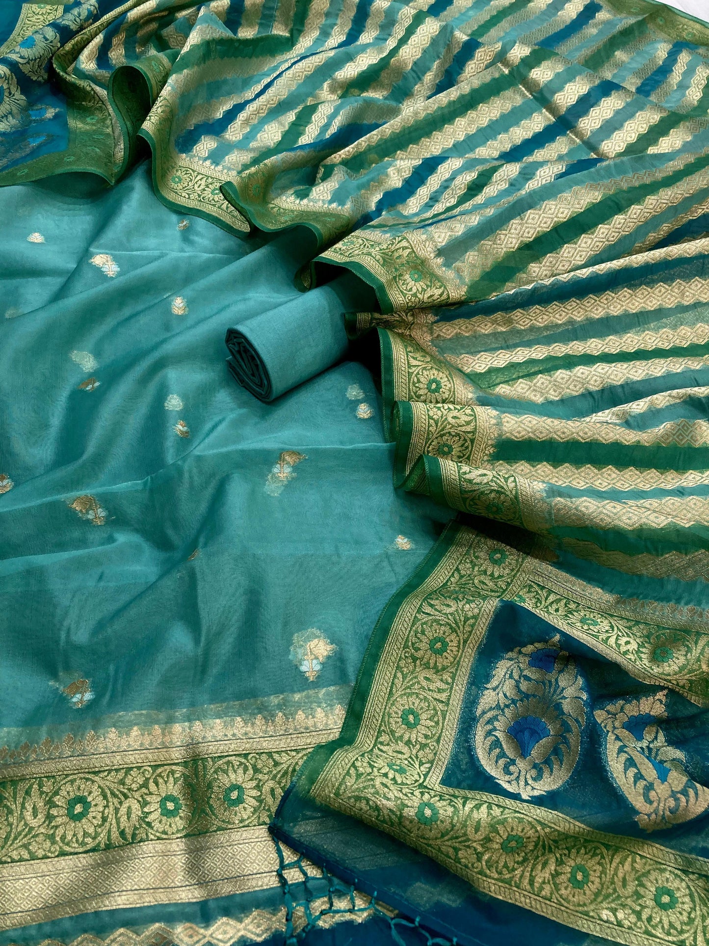 Kora Organza Silk Banarasi Suit [Angbin]