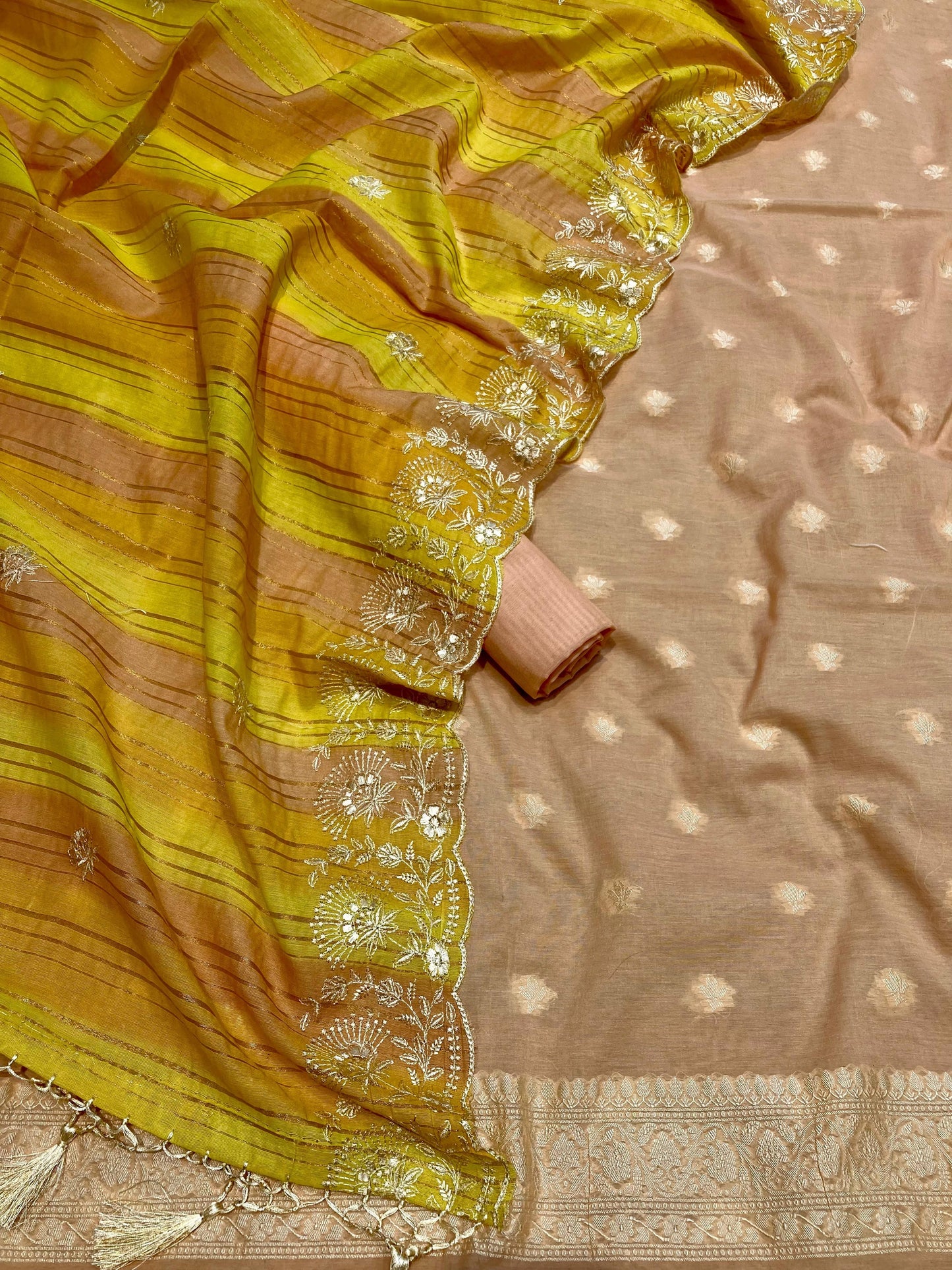 Chanderi Silk Banarasi Suit [Athilah]