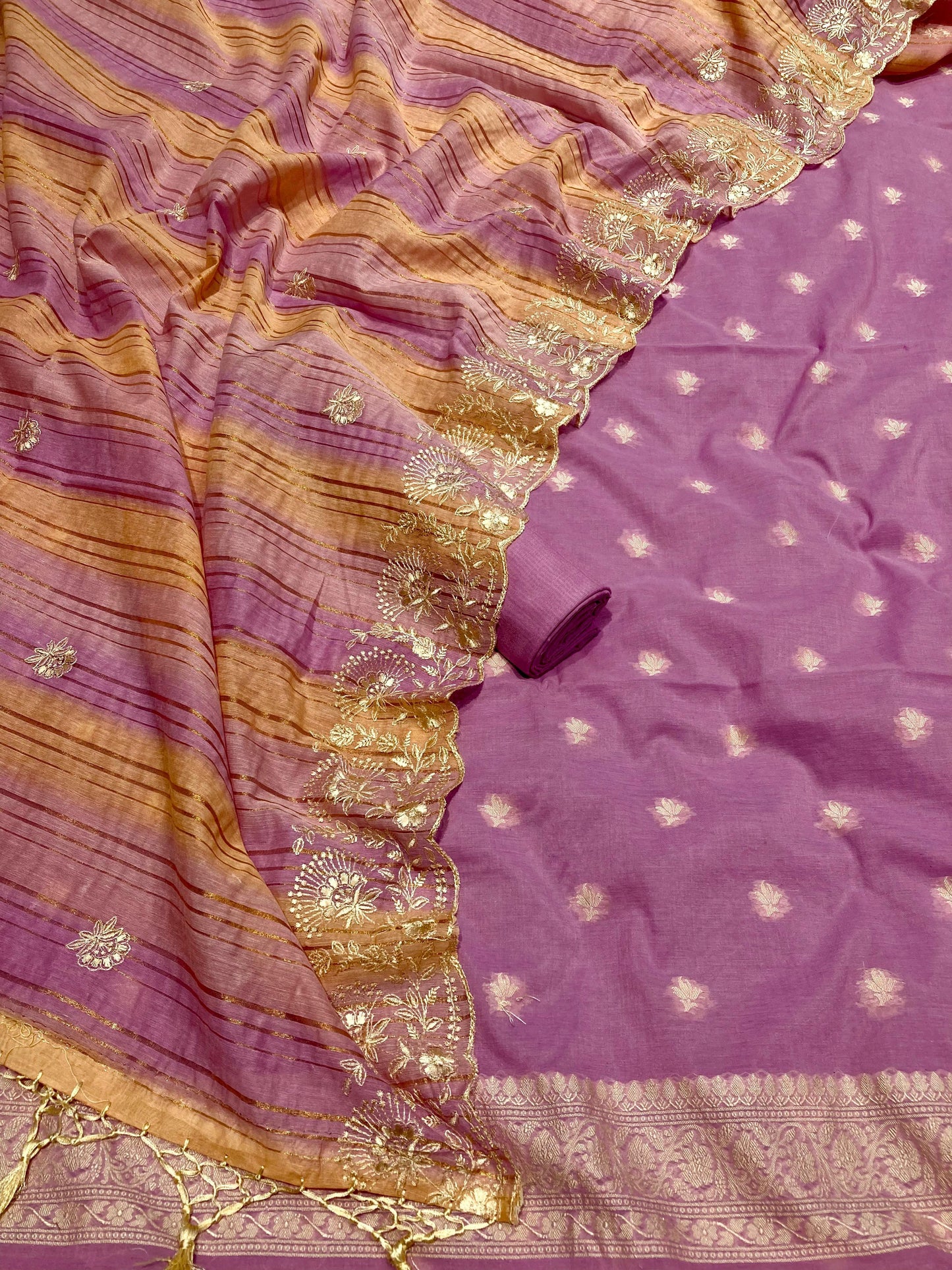 Chanderi Silk Banarasi Suit [Athilah]