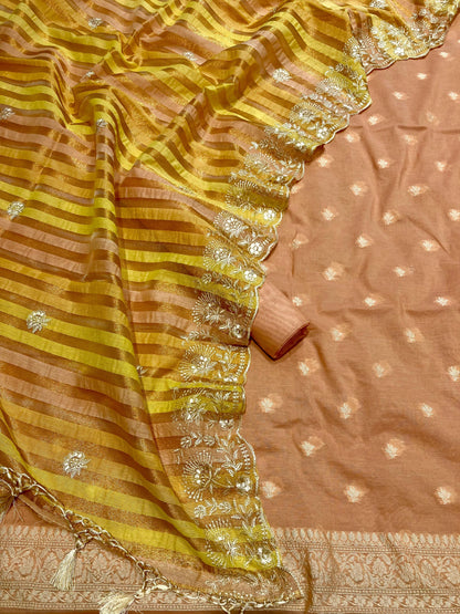 Chanderi Silk Banarasi Suit [Athilah]