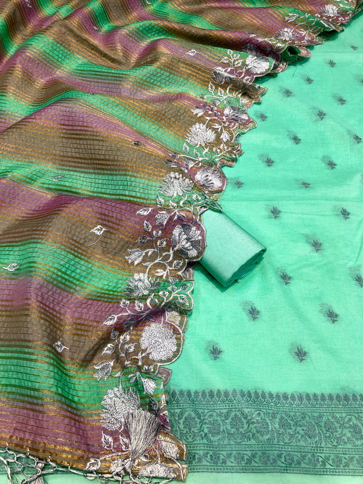 Chanderi Silk Banarasi Suit Athilahh