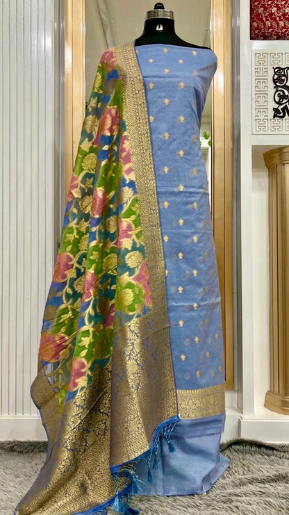 Chanderi Silk Banarasi Suit [Atifa]