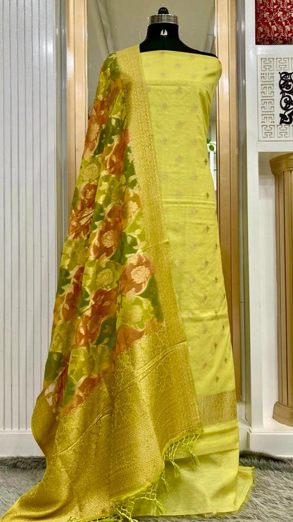 Chanderi Silk Banarasi Suit [Atifa]