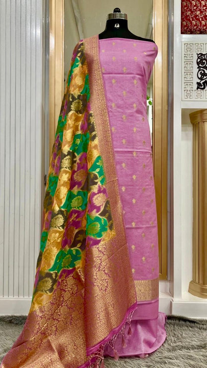 Chanderi Silk Banarasi Suit [Atifa]