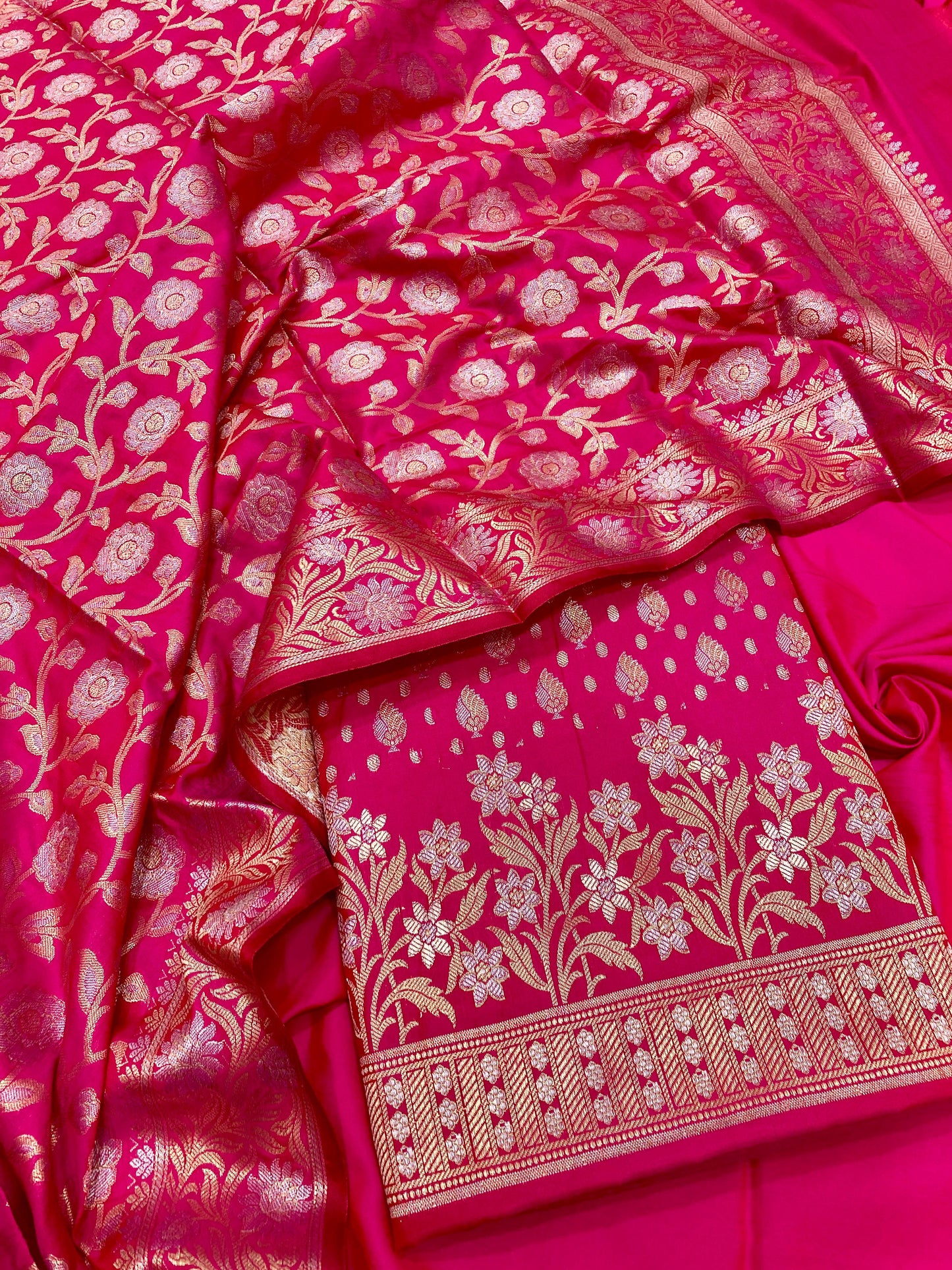 Katan Silk Banarasi Suit {Adaa)