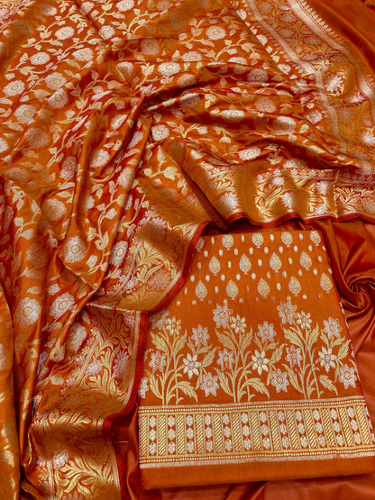 Katan Silk Banarasi Suit {Adaa)