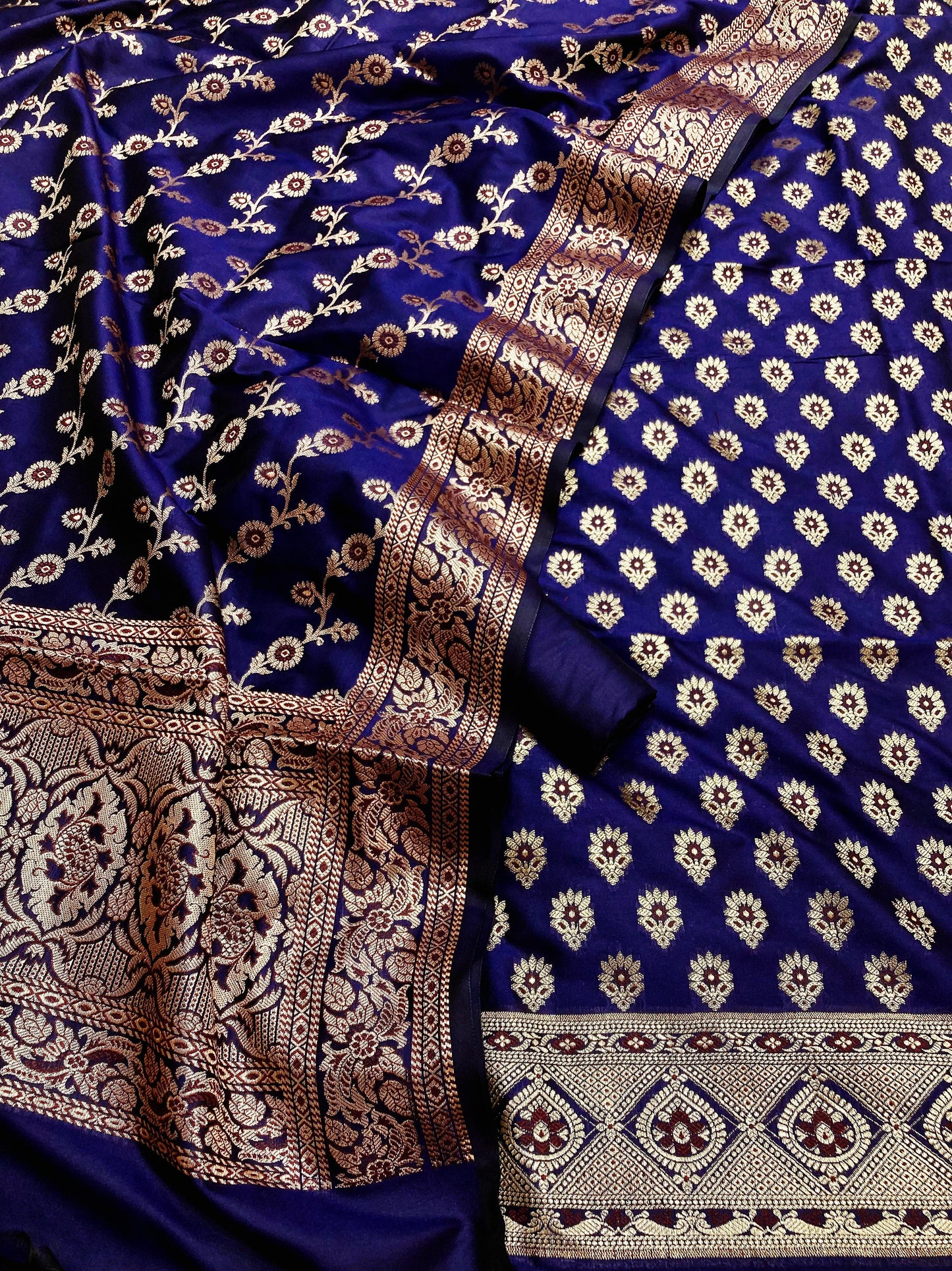 Katan Silk Banarasi Suit (Afeerah)