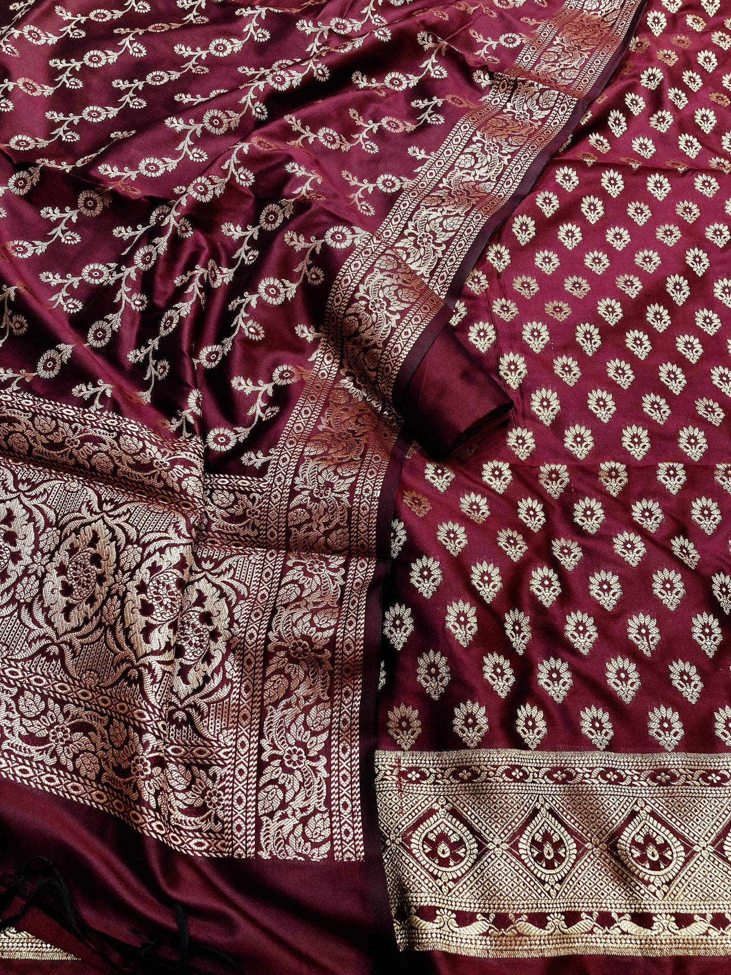 Katan Silk Banarasi Suit (Afeerah)