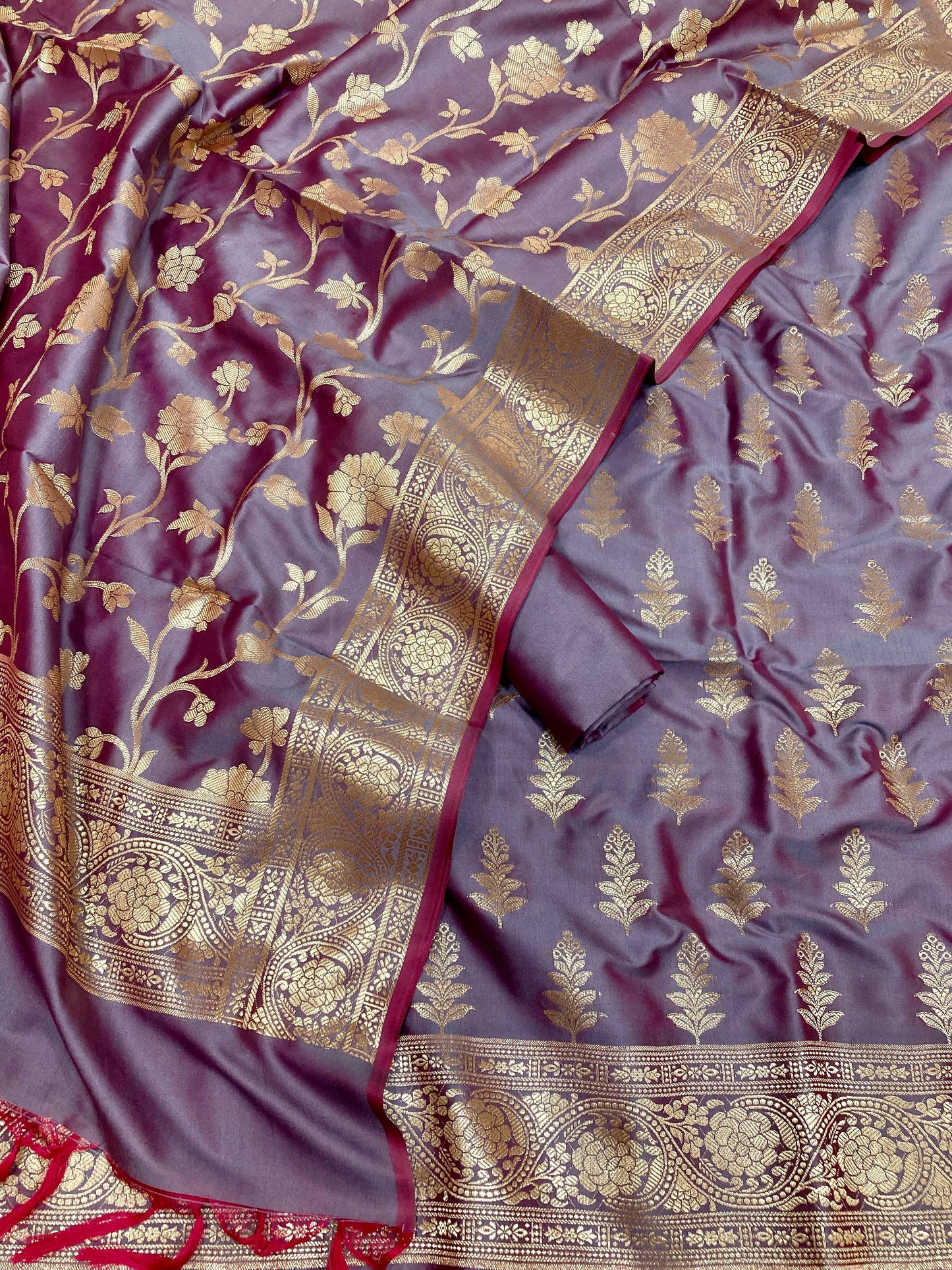 Katan Silk Banarasi Suit (Abqurah)