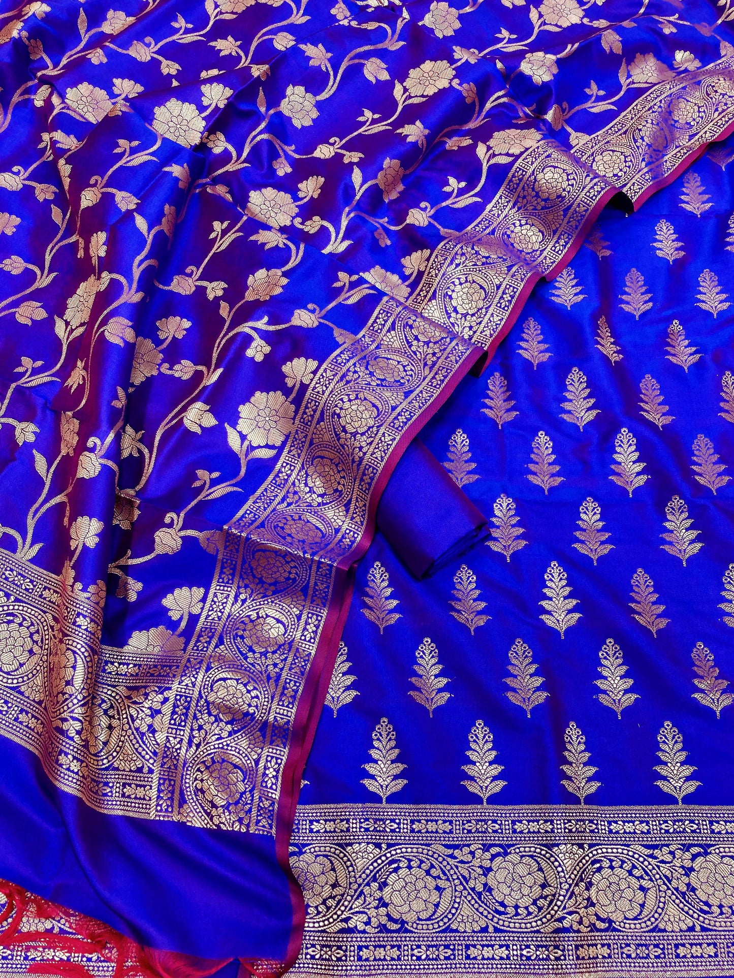 Katan Silk Banarasi Suit (Abqurah)