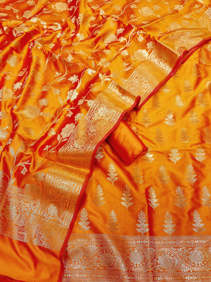 Katan Silk Banarasi Suit (Abqurah)