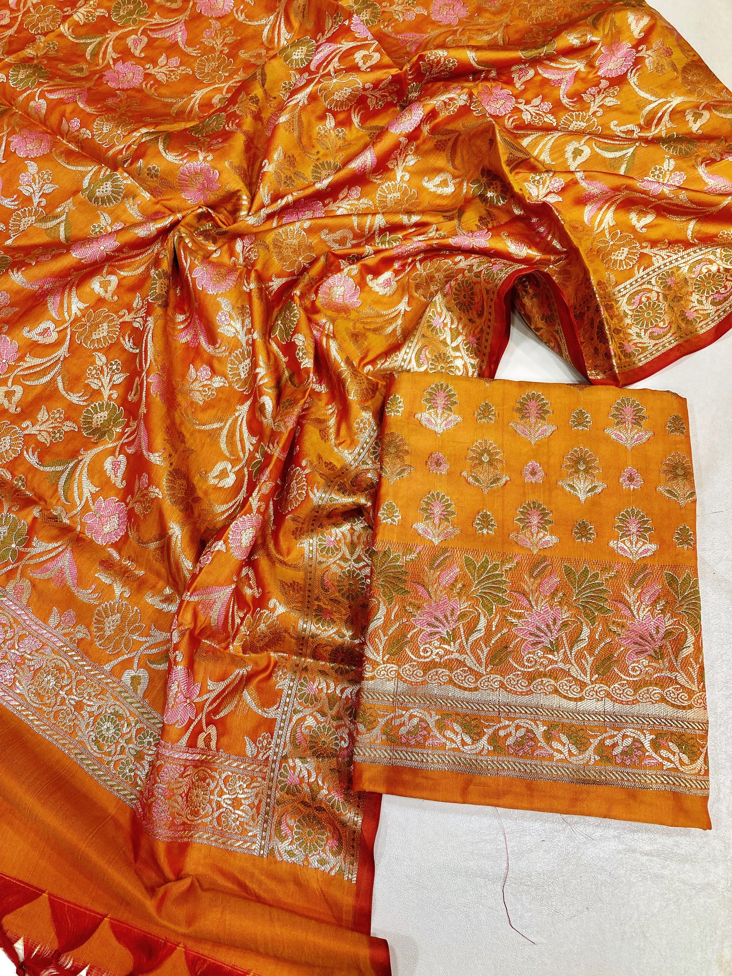 Katan Silk Banarasi Suit (Abeerah)